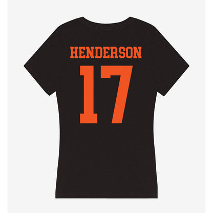 Oklahoma State - NCAA Softball : Montgomery Henderson - Women's V-Neck T-Shirt-1