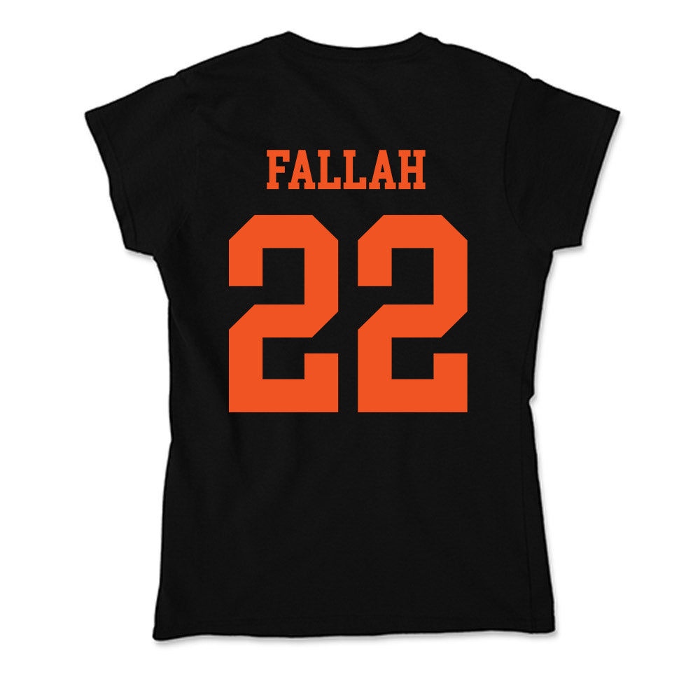 Oklahoma State - NCAA Men's Basketball : Parsa Fallah - Soft Style Women’s T-Shirt-1