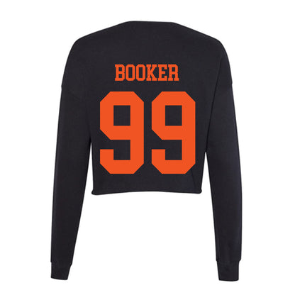 Oklahoma State - NCAA Softball : Kaya Booker - Women's Cropped Crew Fleece-1