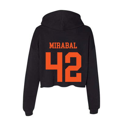 Oklahoma State - NCAA Football : Grant Mirabal - Women's Crop Fleece Hoodie-1