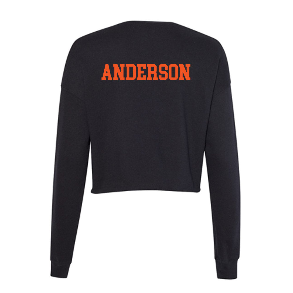 Oklahoma State - NCAA Equestrian : Piper Anderson - Women's Cropped Crew Fleece-1