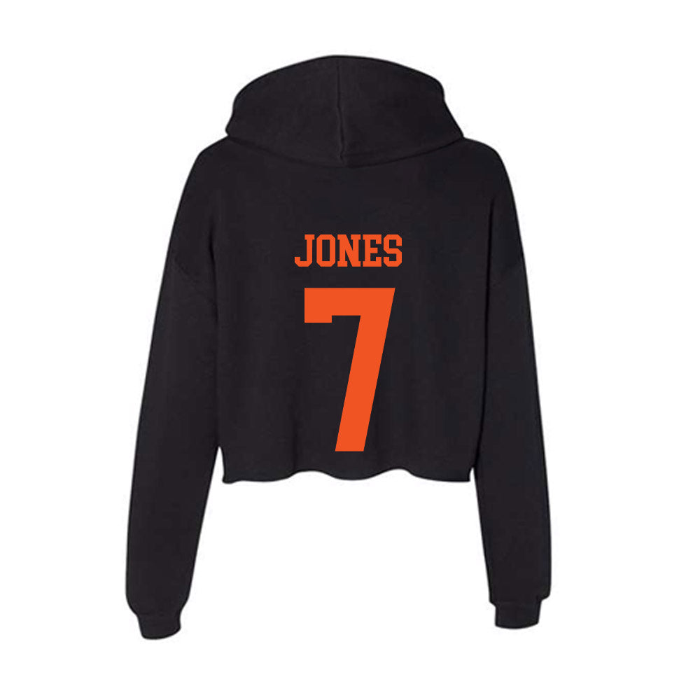 Oklahoma State - NCAA Softball : Aubrey Jones - Women's Crop Fleece Hoodie-1