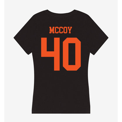 Oklahoma State - NCAA Football : Taje McCoy - Women's V-Neck T-Shirt-1