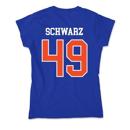 Florida - NCAA Baseball : Colton Schwarz - Soft Style Women’s T-Shirt-1
