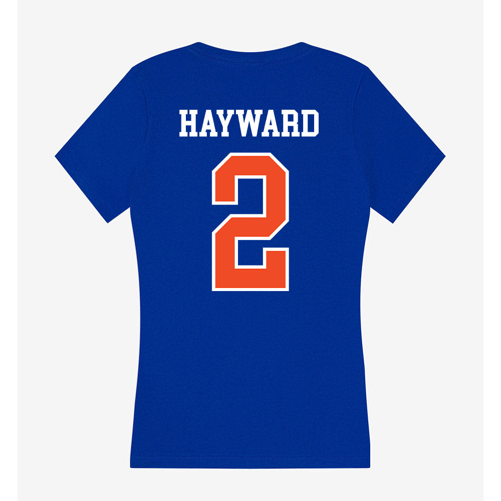 Florida - NCAA Football : Lagonza Hayward - Women's V-Neck T-Shirt-1