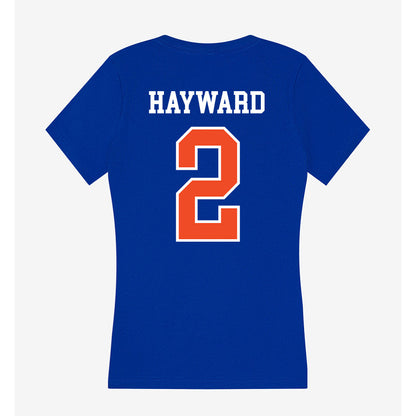Florida - NCAA Football : Lagonza Hayward - Women's V-Neck T-Shirt-1