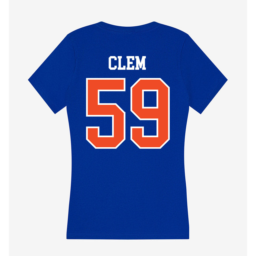 Florida - NCAA Football : Hayden Clem - Women's V-Neck T-Shirt-1