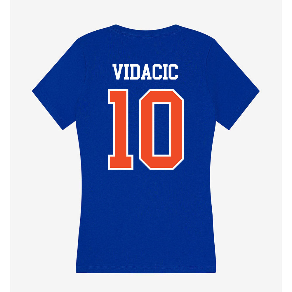 Florida - NCAA Women's Volleyball : Milica Vidacic - Women's V-Neck T-Shirt-1