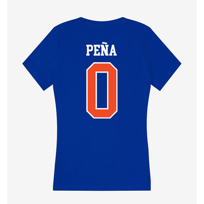 Florida - NCAA Women's Soccer : Paloma Peña - Women's V-Neck T-Shirt-1