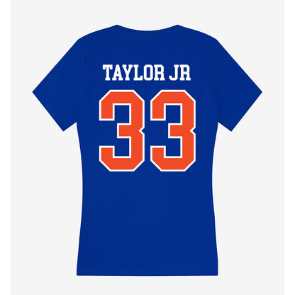 Florida - NCAA Football : Brien Taylor Jr - Women's V-Neck T-Shirt-1
