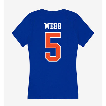Florida - NCAA Football : Treyaun Webb - Women's V-Neck T-Shirt-1