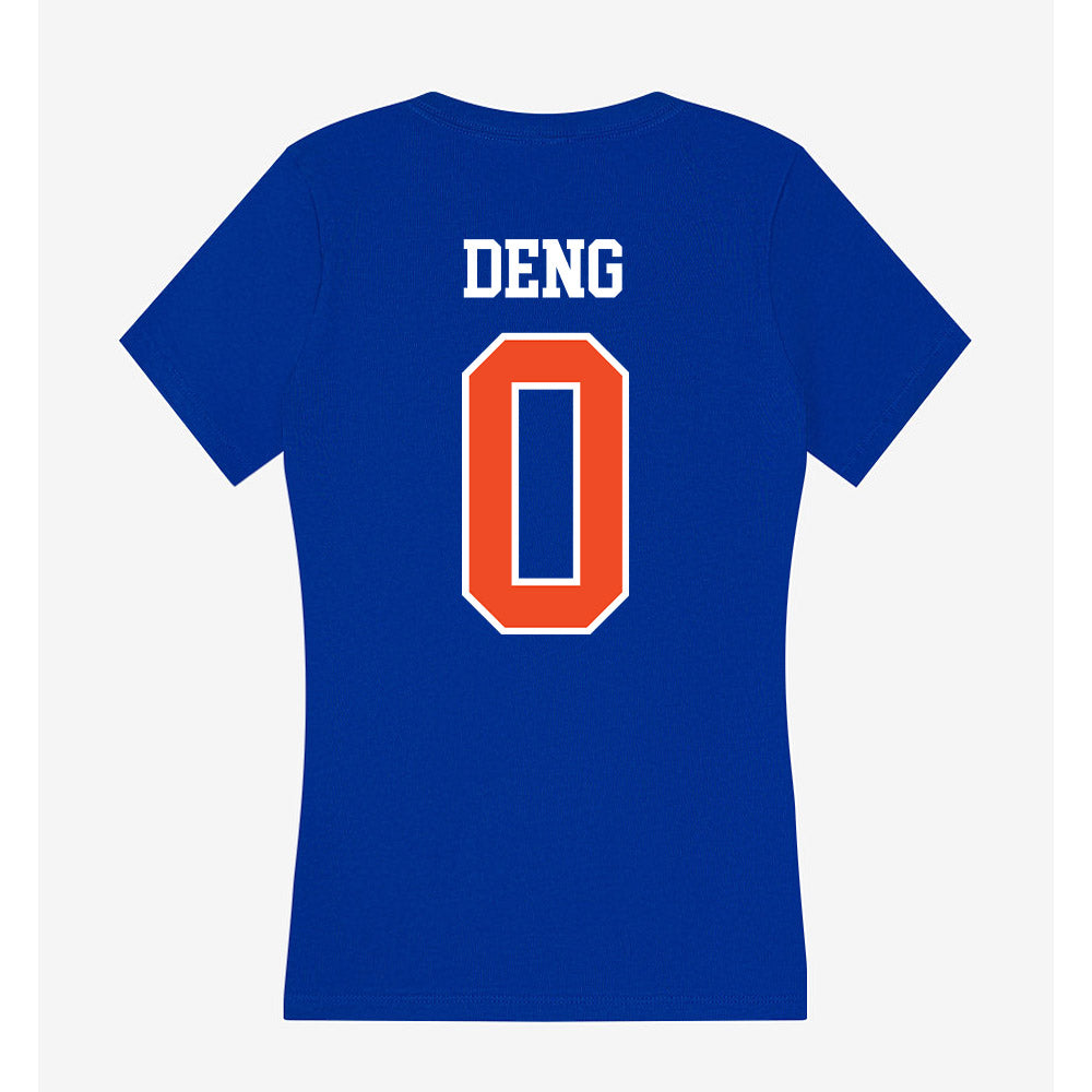 Florida - NCAA Women's Basketball : Sarah Deng - Women's V-Neck T-Shirt-1