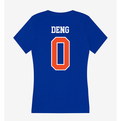 Florida - NCAA Women's Basketball : Sarah Deng - Women's V-Neck T-Shirt-1