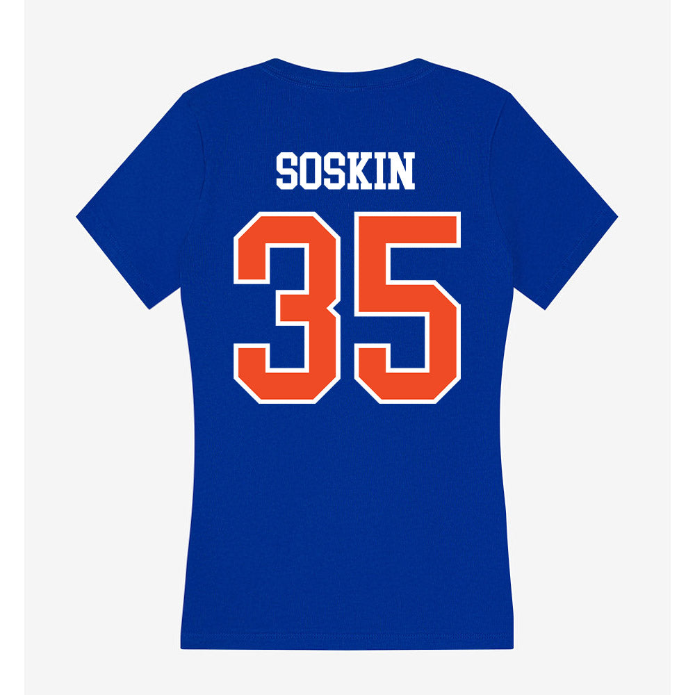 Florida - NCAA Women's Lacrosse : Maya Soskin - Women's V-Neck T-Shirt-1