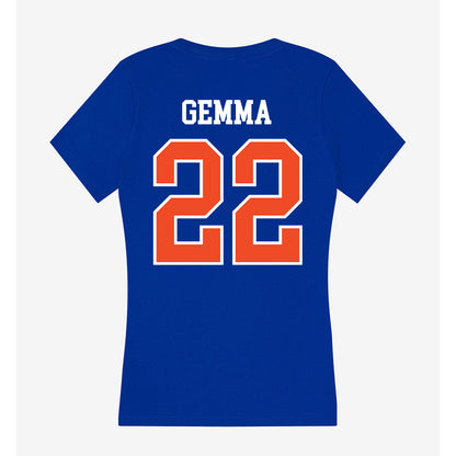 Florida - NCAA Women's Soccer : Abigail Gemma - Women's V-Neck T-Shirt-1