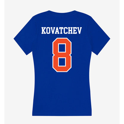 Florida - NCAA Men's Basketball : Alex Kovatchev - Women's V-Neck T-Shirt-1