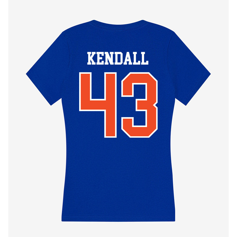 Florida - NCAA Baseball : Jacob Kendall - Women's V-Neck T-Shirt-1