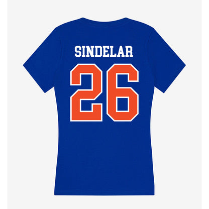 Florida - NCAA Women's Soccer : Sophia Sindelar - Women's V-Neck T-Shirt-1