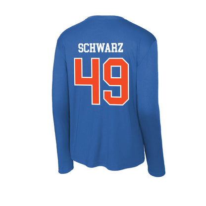 Florida - NCAA Baseball : Colton Schwarz - Activewear Long Sleeve T-Shirt-1