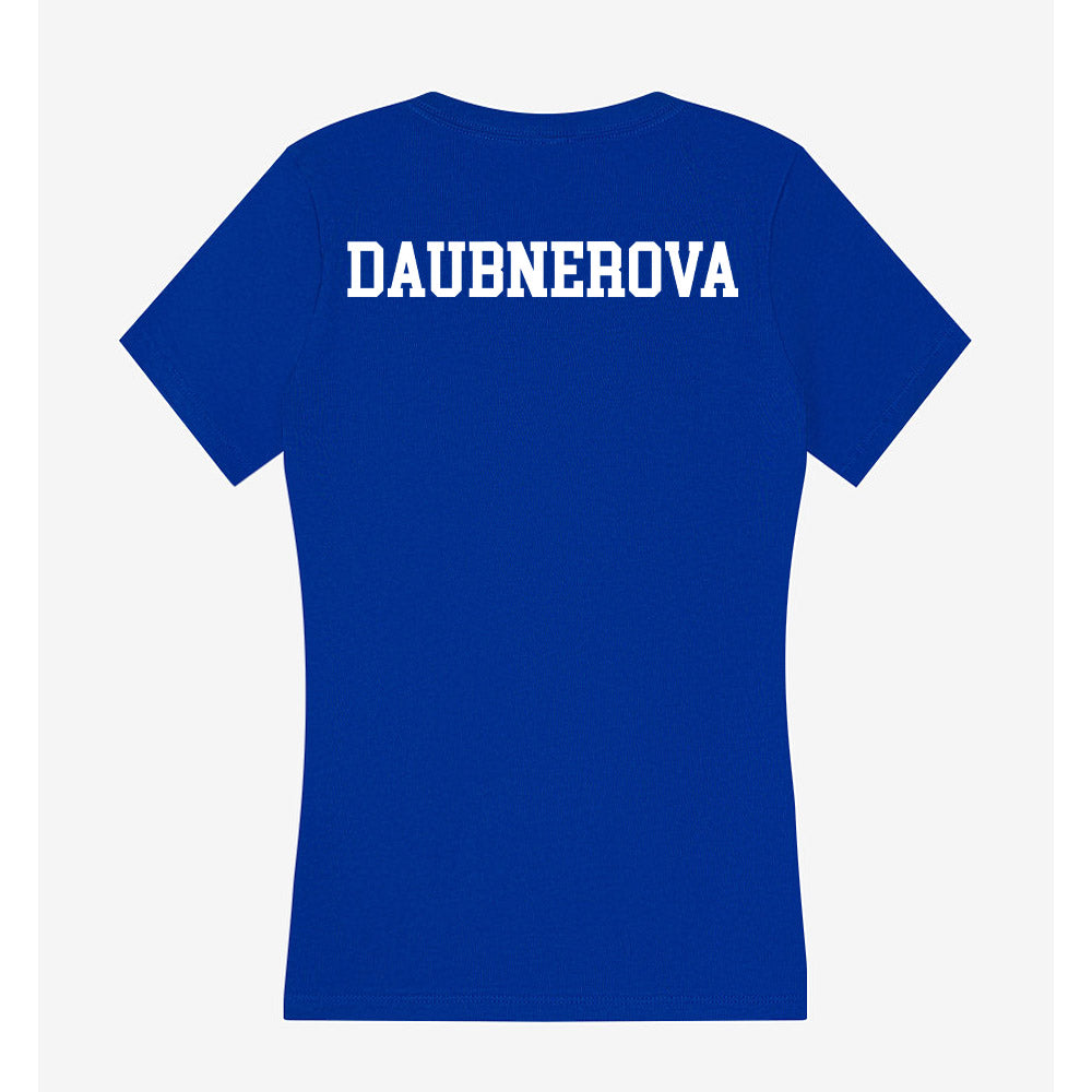 Florida - NCAA Women's Tennis : Nikola Daubnerova - Women's V-Neck T-Shirt-1