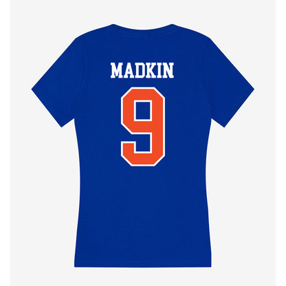 Florida - NCAA Women's Volleyball : Aniya Madkin - Women's V-Neck T-Shirt-1