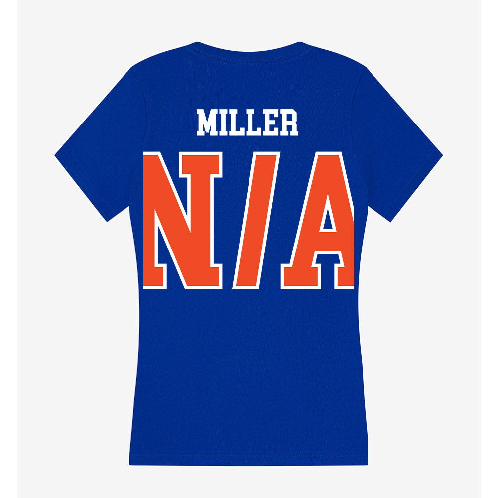 Florida - NCAA Men's Track & Field : Emerson Miller - Women's V-Neck T-Shirt-1