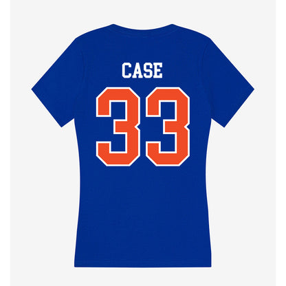 Florida - NCAA Football : Brian Case - Women's V-Neck T-Shirt-1