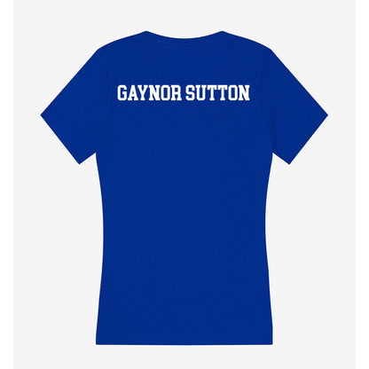 Florida - NCAA Women's Track & Field : Sydney Gaynor Sutton - Women's V-Neck T-Shirt-1