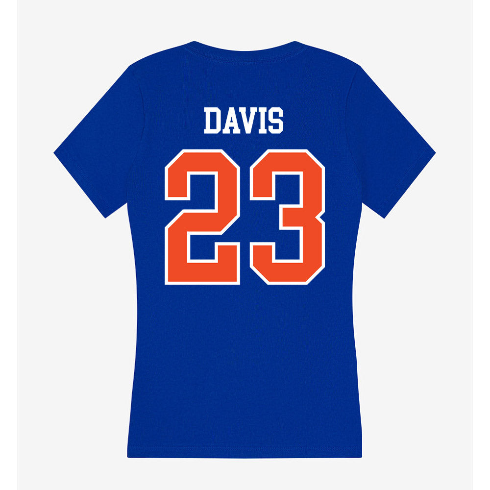 Florida - NCAA Football : Josiah Davis - Women's V-Neck T-Shirt-1