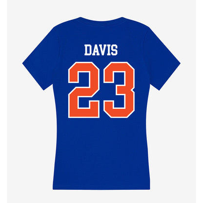 Florida - NCAA Football : Josiah Davis - Women's V-Neck T-Shirt-1