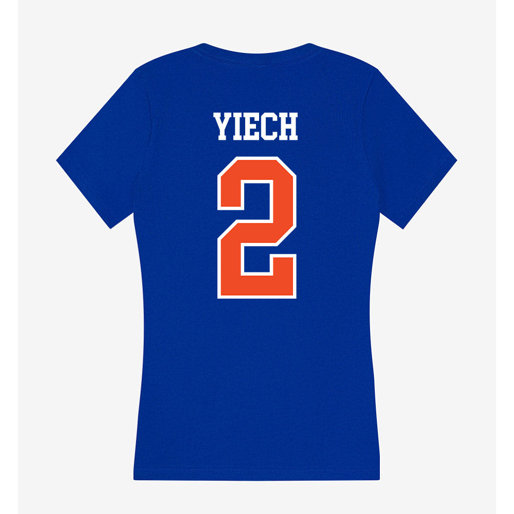 Florida - NCAA Women's Basketball : Nyadieng Yiech - Women's V-Neck T-Shirt-1