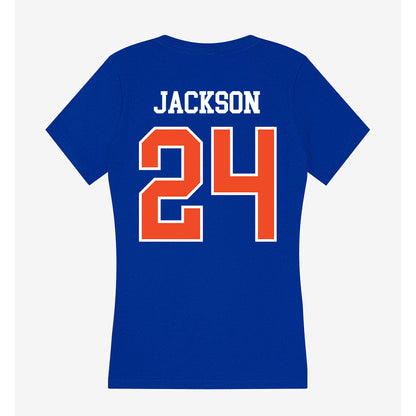 Florida - NCAA Football : Ja'Kobi Jackson - Women's V-Neck T-Shirt-1