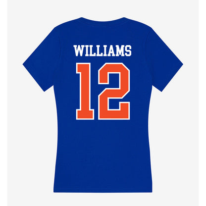 Florida - NCAA Football : Aaron Williams - Women's V-Neck T-Shirt-1
