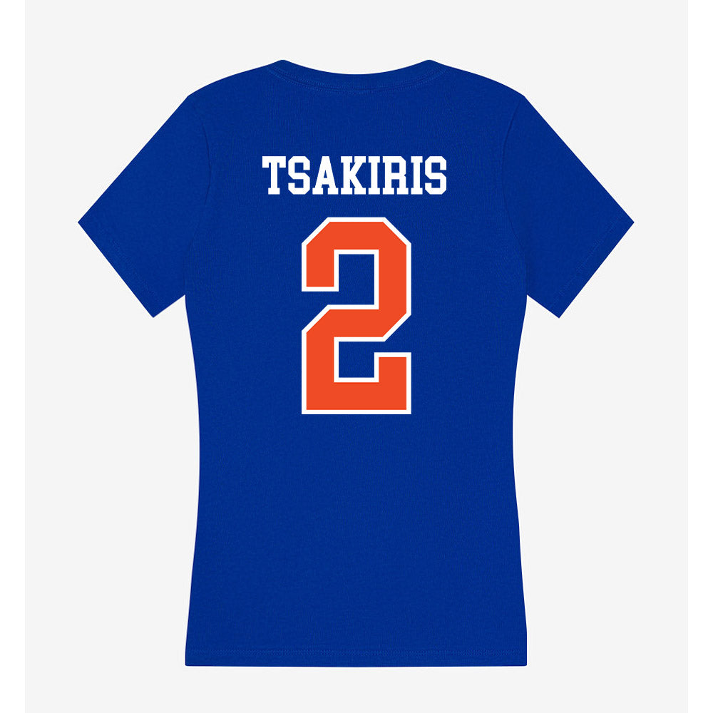 Florida - NCAA Women's Soccer : Kai Tsakiris - Women's V-Neck T-Shirt-1