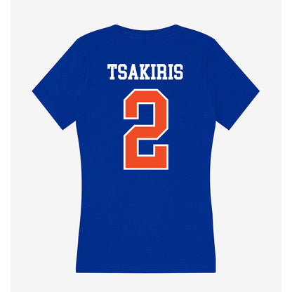 Florida - NCAA Women's Soccer : Kai Tsakiris - Women's V-Neck T-Shirt-1