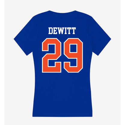 Florida - NCAA Women's Lacrosse : Boo DeWitt - Women's V-Neck T-Shirt-1