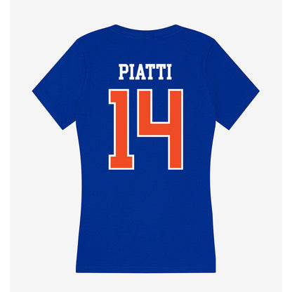 Florida - NCAA Women's Basketball : Caterina Piatti - Women's V-Neck T-Shirt-1