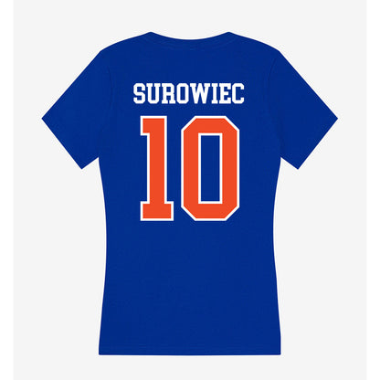Florida - NCAA Baseball : Ethan Surowiec - Women's V-Neck T-Shirt-1