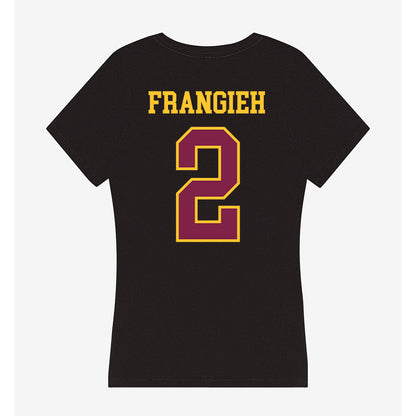 Arizona State - NCAA Women's Water Polo : Karly Frangieh - Women's V-Neck T-Shirt-1