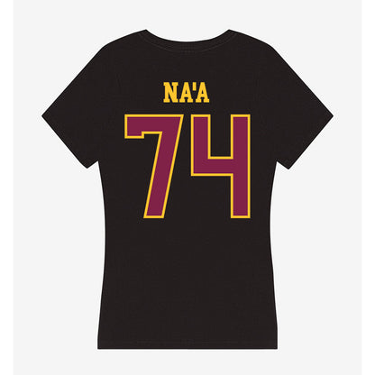 Arizona State - NCAA Football : Sean Na'a - Women's V-Neck T-Shirt-1