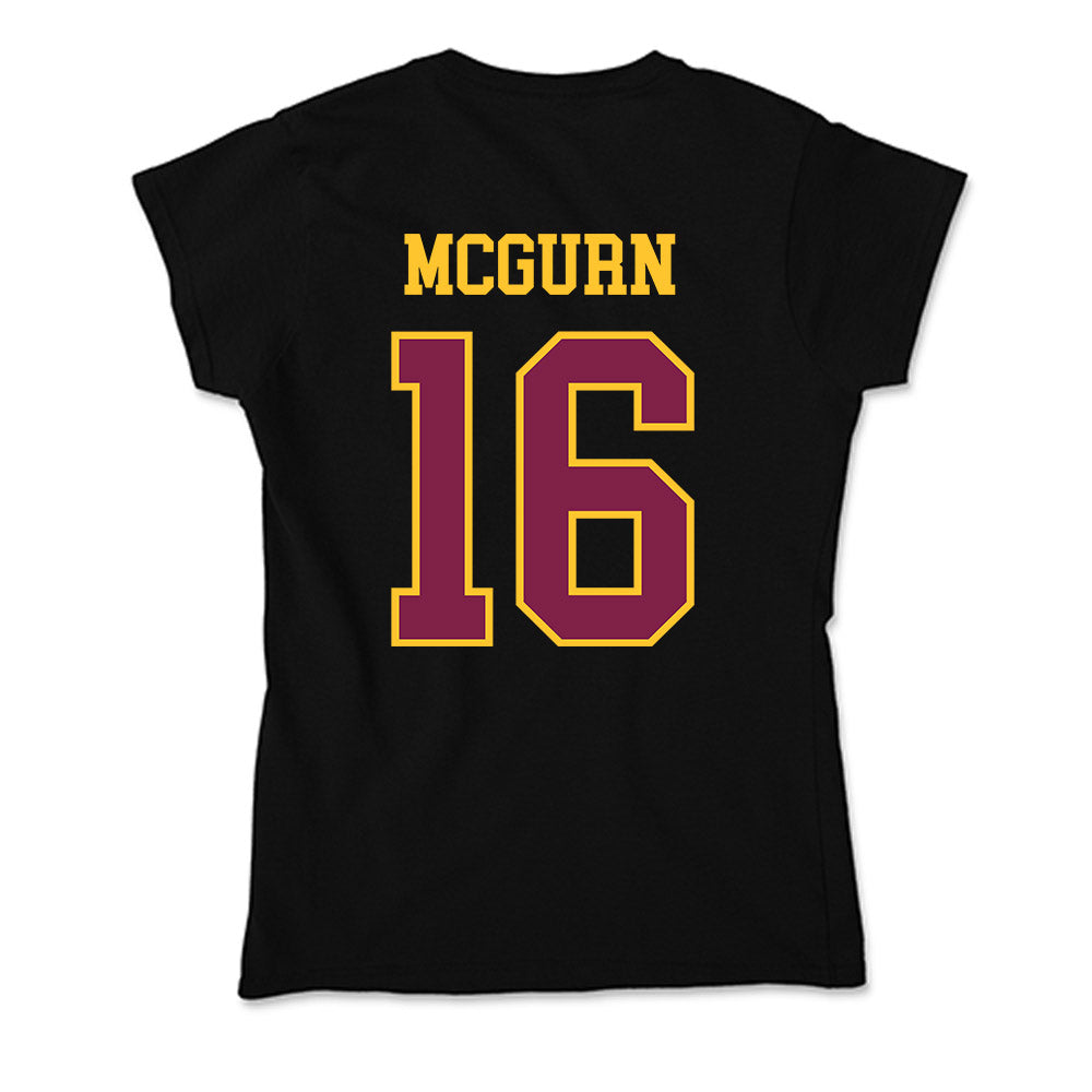 Arizona State - NCAA Men's Ice Hockey : Sean McGurn - Soft Style Women’s T-Shirt-1