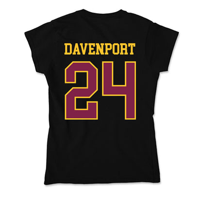 Arizona State - NCAA Women's Basketball : Deborah Davenport - Soft Style Women’s T-Shirt-1