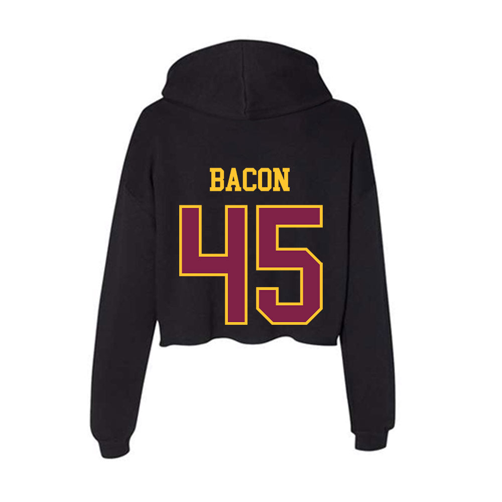 Arizona State - NCAA Football : Tristan Bacon - Women's Crop Fleece Hoodie-1
