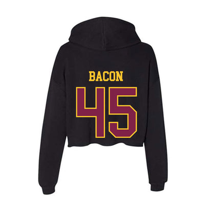 Arizona State - NCAA Football : Tristan Bacon - Women's Crop Fleece Hoodie-1