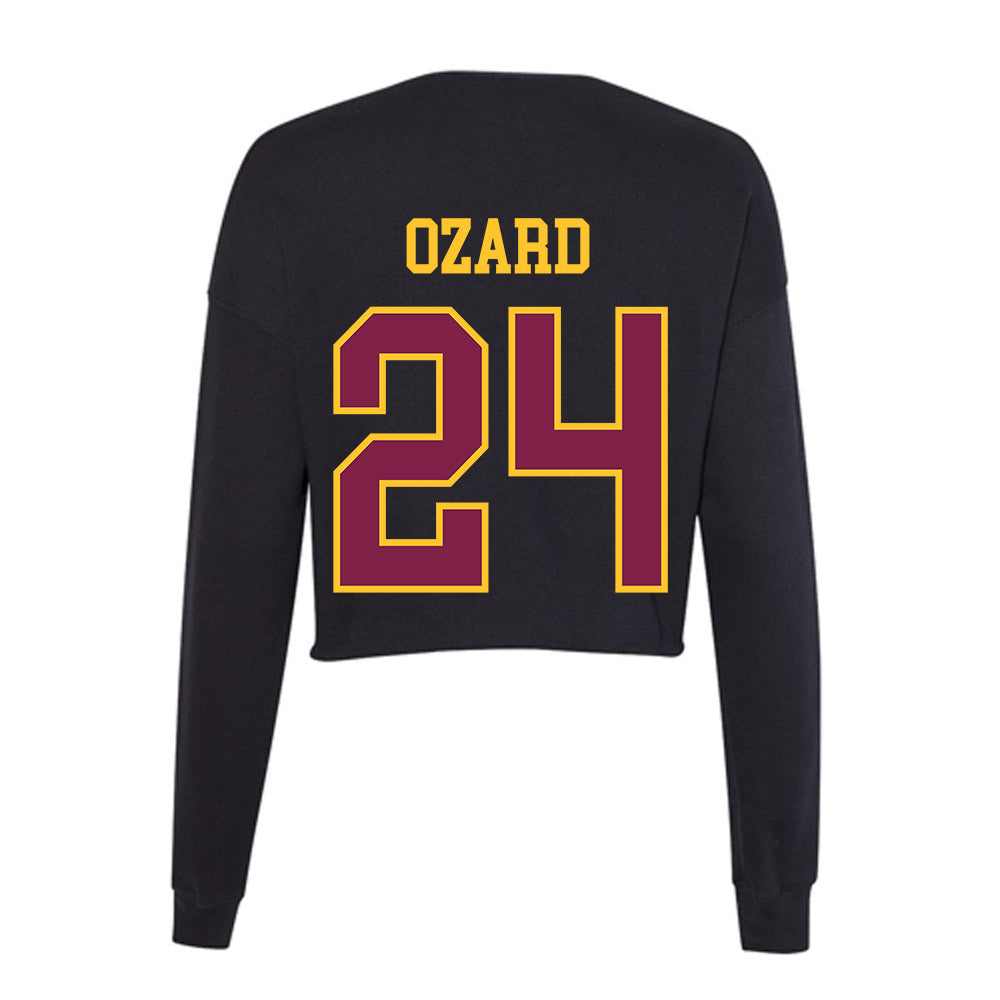 Arizona State - NCAA Women's Soccer : Katherine Ozard - Women's Cropped Crew Fleece-1