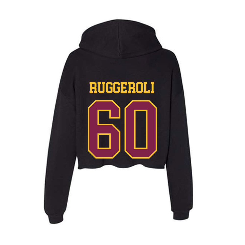 Arizona State - NCAA Football : Alexander Ruggeroli - Women's Crop Fleece Hoodie-1