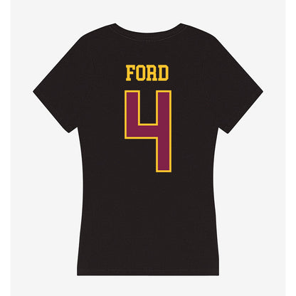 Arizona State - NCAA Men's Basketball : Bryce Ford - Women's V-Neck T-Shirt-1