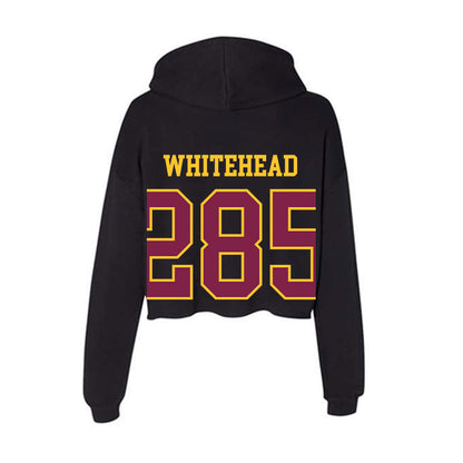 Arizona State - NCAA Wrestling : Melvin Whitehead - Women's Crop Fleece Hoodie-1
