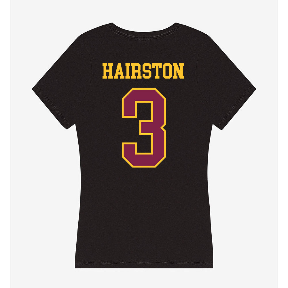 Arizona State - NCAA Baseball : Landon Hairston - Women's V-Neck T-Shirt-1