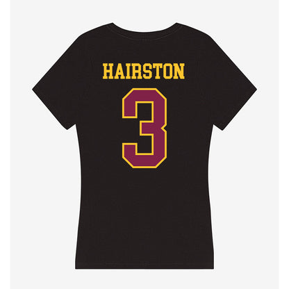 Arizona State - NCAA Baseball : Landon Hairston - Women's V-Neck T-Shirt-1